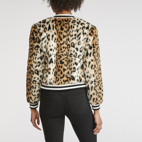 Cat Power Jacket In Leopard Black Wantable